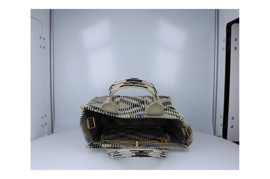 Burberry Mini Knitted Tote - Lichen - Image 4