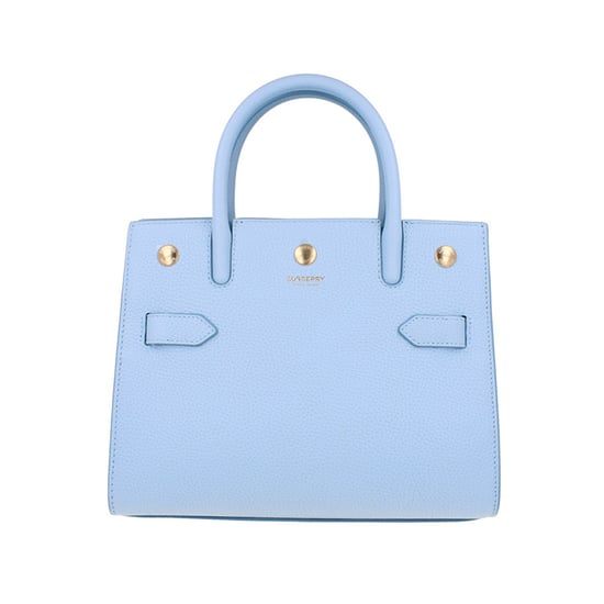 Burberry Tote Top Handle Bag - Pale Blue - Image 1