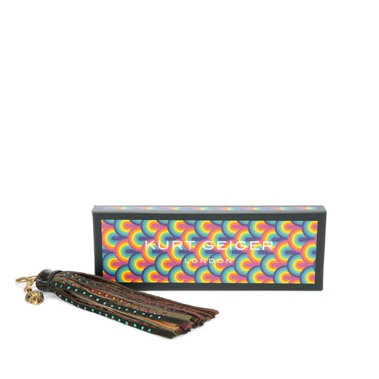 Kurt Geiger London Suede Tassel Crystals Charm Gift Set - Image 3