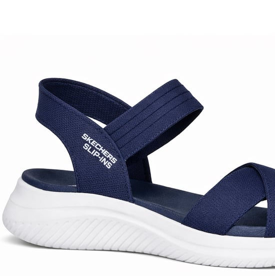 Skechers Ultra Flex 3.0 Sandal - Never Womens Ankle Strap Sandals Navy - Image 5