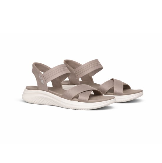 Skechers Ultra Flex 3.0 Sandal - Never Womens Ankle Strap Sandals Taupe - Image 4