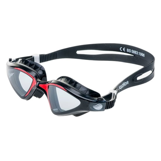Aquawave Viper zwembril voor volwassenen (Rood/zwart) - Image 2