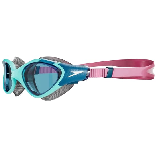 Speedo Dames/Dames Biofuse 2.0 zwembril (Blauw/roze) - Image 3