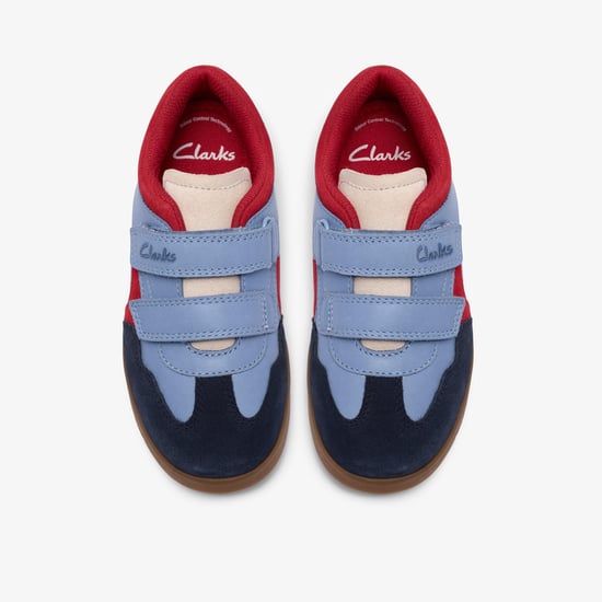 Disco Vibe K Blue Combi Trainers - Image 6
