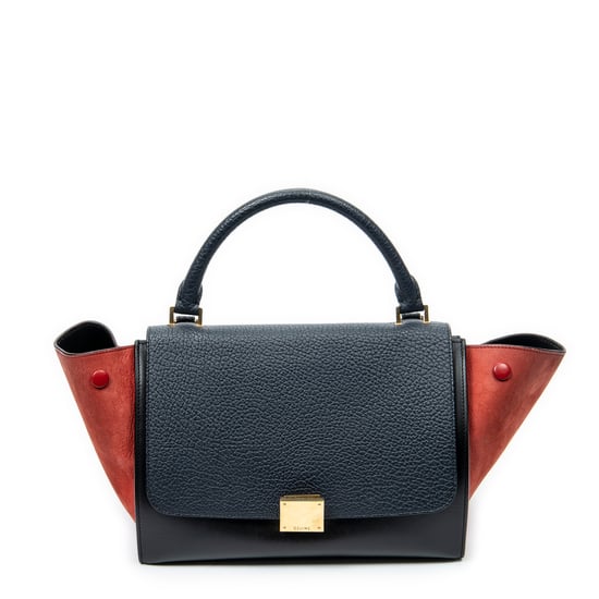 Small Tricolor Trapeze Shoulder Bag - Image 1