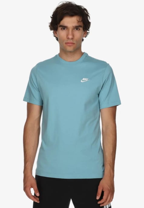 Nike Sportswear Club Mens T Shirt in Sky - Image 1