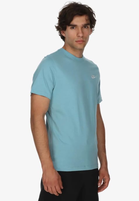 Nike Sportswear Club Mens T Shirt in Sky - Image 3
