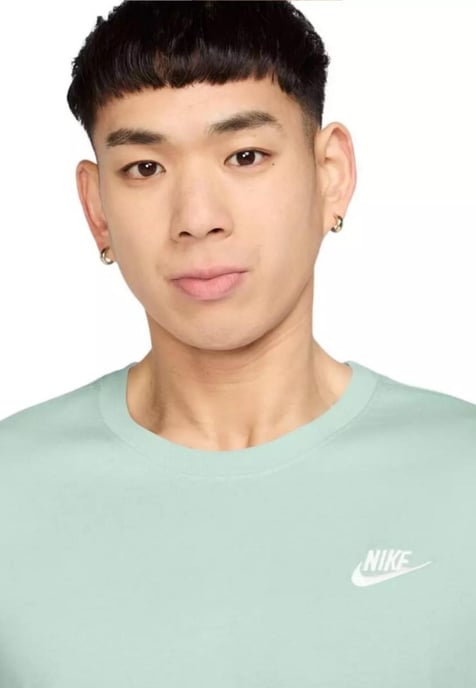 Nike Sportswear Club Mens T Shirt in Mint - Image 3
