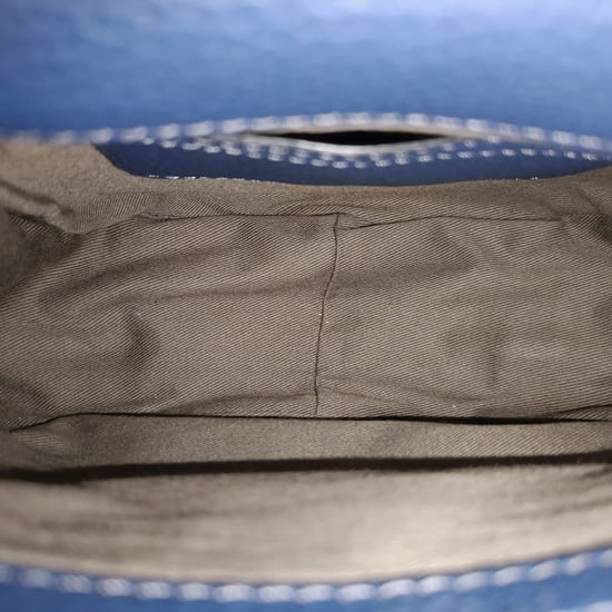 Chloé Marcie kleine crossbodytas in blauw leer - Image 6