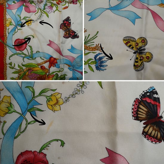 Gucci Vintage Silk Scarf Accornero - Image 4