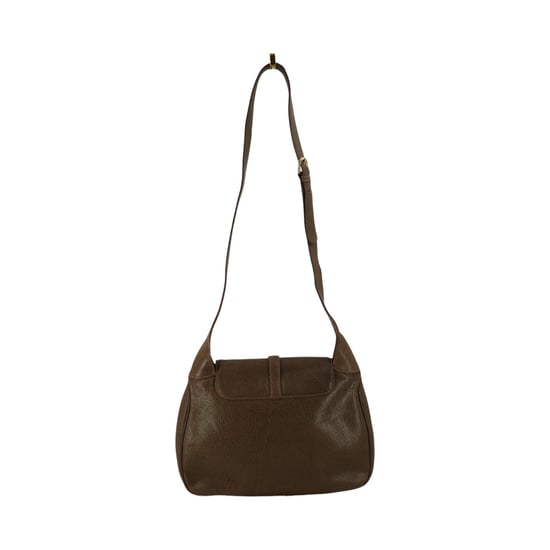 Gucci Vintage Läder Axelremsväska Hobo - Image 3