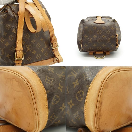 Louis Vuitton stoffen rugzak Montsouris Vintage - Image 5