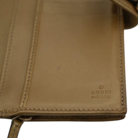 Gucci leren portemonnee Abbey met D-ring - Image 3