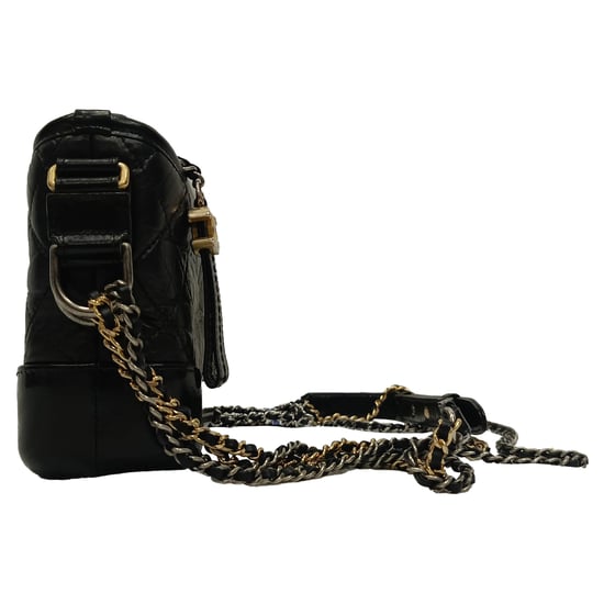 Chanel Small Gabrielle Hobo Bag in zwart kalfsleer - Image 2
