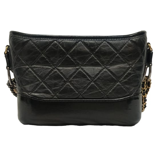 Chanel Small Gabrielle Hobo Bag in zwart kalfsleer - Image 3