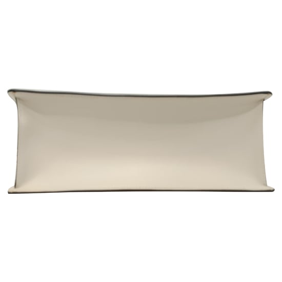 Gucci Medium Sylvie Top Handle-väska i vitt läder - Image 5