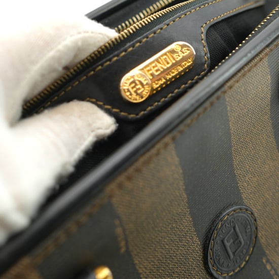 Fendi Vintage stoffen handtas Pequin Boston - Image 5