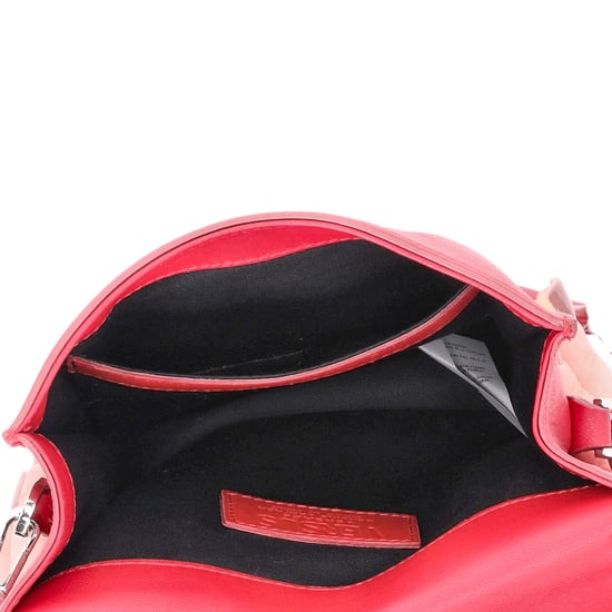 Versus Versace Medusa Flap Crossbody Bag in Red Leather - Image 6
