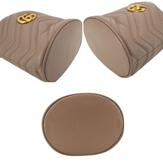 Gucci Läder Axelväska GG Marmont Bucket - Image 6