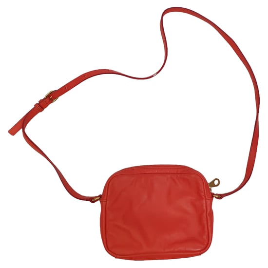Marc by Marc Jacobs schoudertas met logo-plaatje in oranje leer - Image 2
