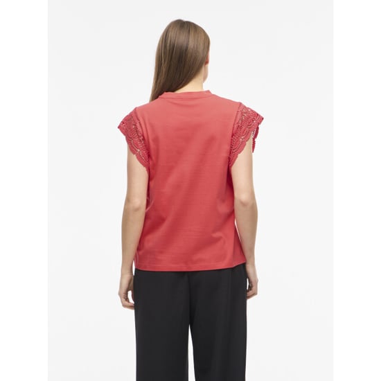 Vila vimandala o-neck s/l top 14114028 hibiscus - Image 3