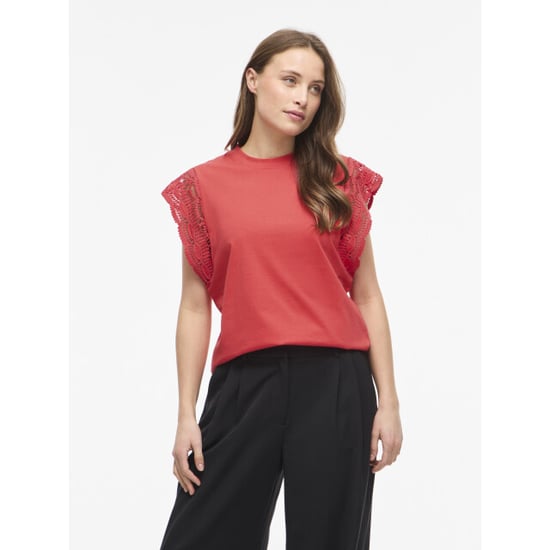 Vila vimandala o-neck s/l top 14114028 hibiscus - Image 4