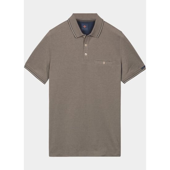 Baileys Polo heren poloshirt 2-tone oxford pique 615205/93 - Image 2