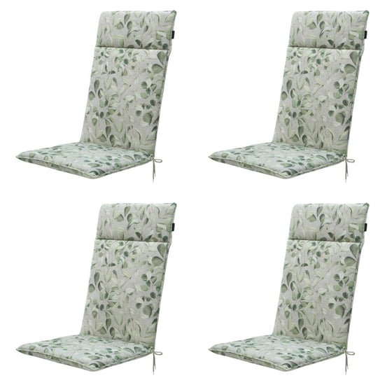 Madison tuinstoelkussen hoge rug diez ca. 120x50 cm set van 4 - Image 1