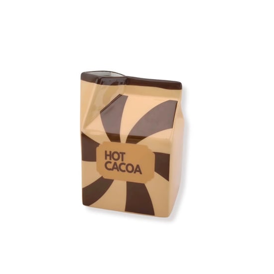 House Vitamin Flower vase hot cocao brown/caramel dolomite 10,5x9x13,5cm - Image 1