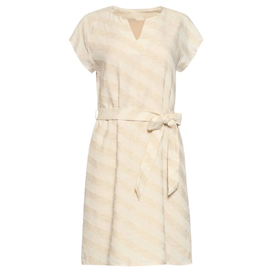 Smashed Lemon Zomerse jurk met taillelint en diagonale print | - Image 6