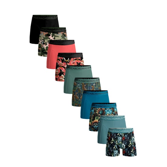 Muchachomalo Men 10-pack boxer shorts print/solid - Image 1