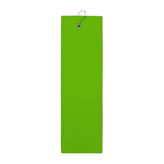 The One Towelling Effen vochtafvoerende golfhanddoek (Kalk groen) - Image 1