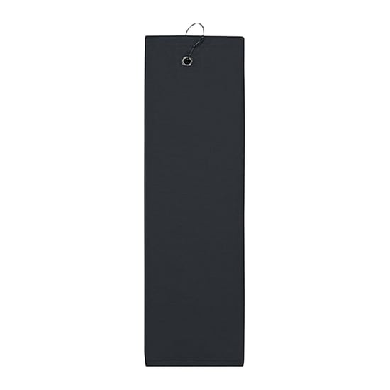 The One Towelling Effen vochtafvoerende golfhanddoek (Antraciet) - Image 1