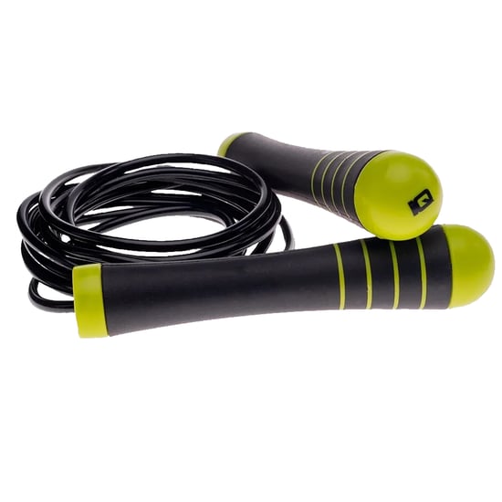 IQ Jumpa 2 Logo Fitness Springtouw (Zwart/Lime Punch) - Image 3