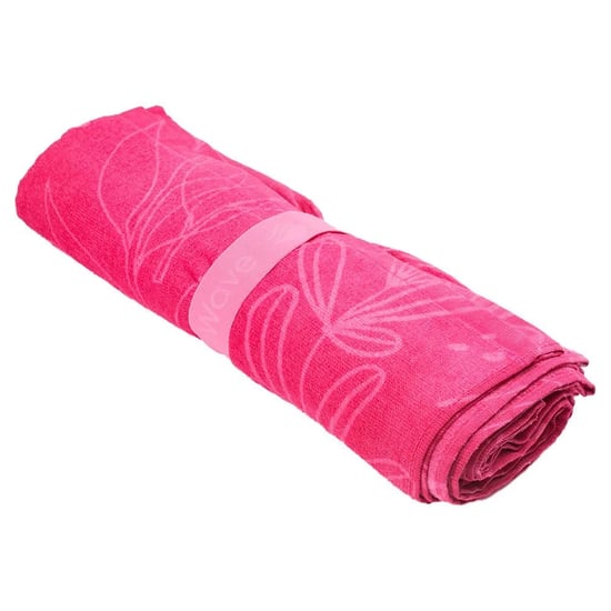Aquawave Rannas Strandlaken Katoen met Bladprint (Roze) - Image 3