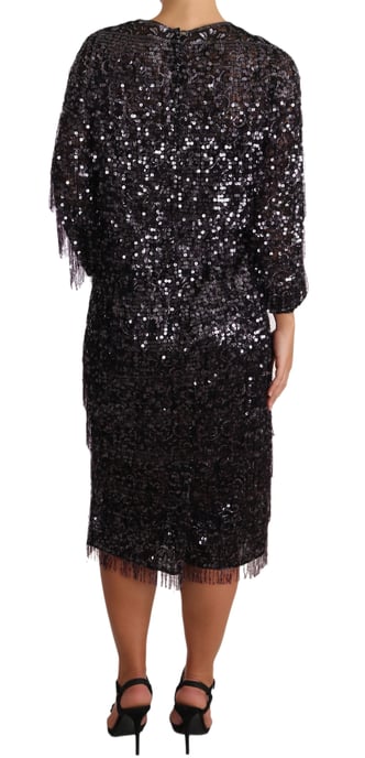 Sequin Midi Dress Relaxed Fit - Image 2