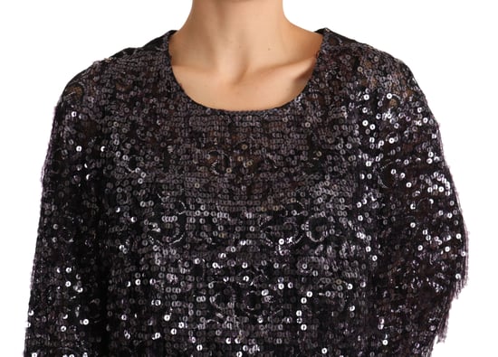 Sequin Midi Dress Relaxed Fit - Image 3