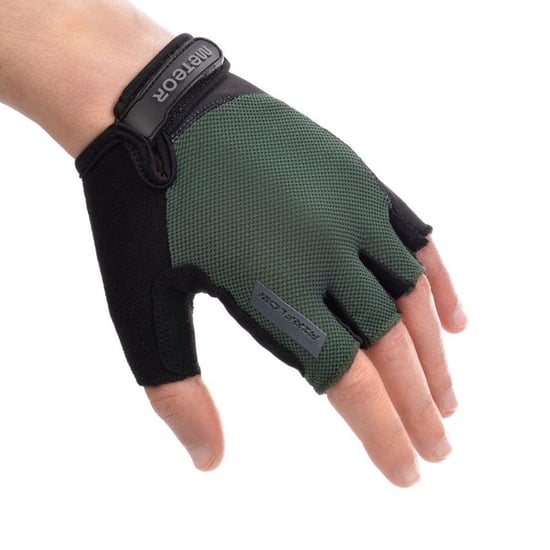 Meteor Unisex MX52 Fietshandschoenen voor volwassenen (Zwart, Groen) - Image 3