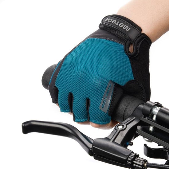 Meteor Unisex MX52 Fietshandschoenen voor volwassenen (ZWART/BLAUW) - Image 5