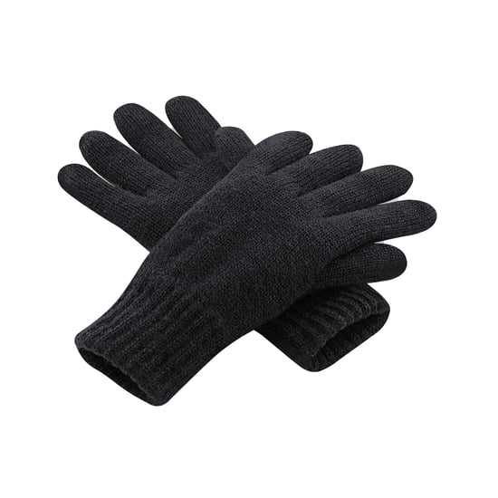 Beechfield Unisex Adult Classic Thinsulate Gloves (Black) - Image 1