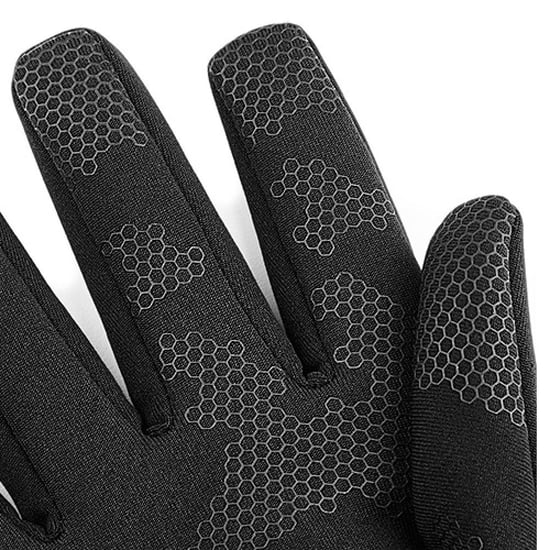 Beechfield Unisex Adults Softshell Sports Tech Gloves (Black) - Image 2