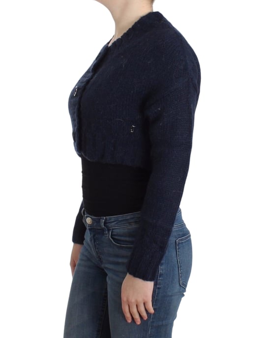 John Galliano Blauw verkorte cardigan - Image 2