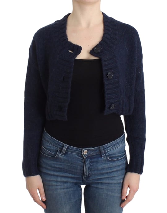 John Galliano Blauw verkorte cardigan - Image 6