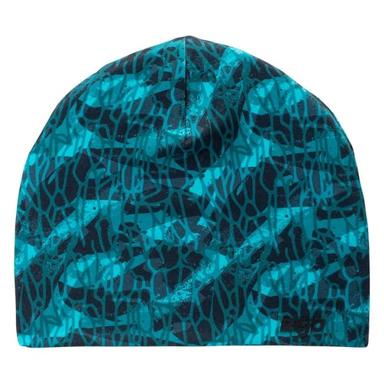 Bejo Kinder/Kids Noian Geometrische muts (ZWART/BLAUW) - Image 1