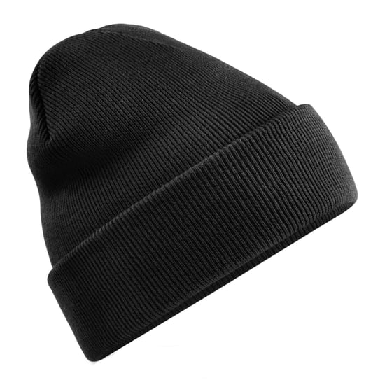 Beechfield Originele gerecycleerde muts met manchet (Zwart) - Image 2