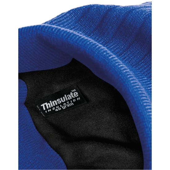 Beechfield Unisex Adult Thinsulate Beanie (Bright Royal Blue) - Image 2