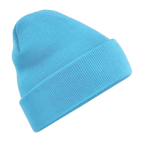 Beechfield Volwassenen van Unisex Originele geboeide Beanie (Surf Blauw) - Image 1