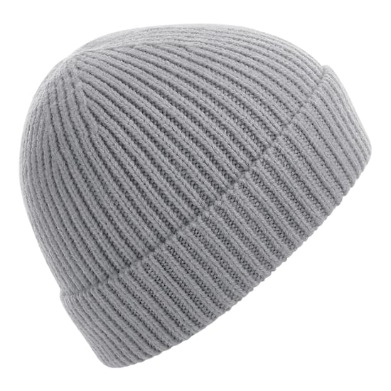 Beechfield Unisex Adult Rib Knit Beanie (Light Grey) - Image 1
