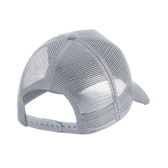 Beechfield Unisex Microknit Snapback Trucker Cap voor volwassenen (Lichtgrijs) - Image 2