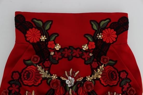 Dolce Gabbana Shorts Embroidered Highwaisted - Image 5